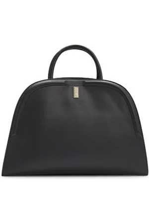 HUGO BOSS Ariell Tote Bag aus genarbtem Leder mit abnehmbarem Riemen