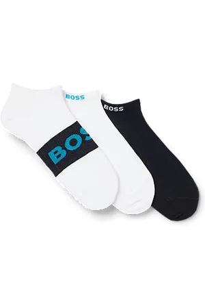 HUGO BOSS Dreier-Pack knöchellange Socken aus einem Baumwoll-Mix