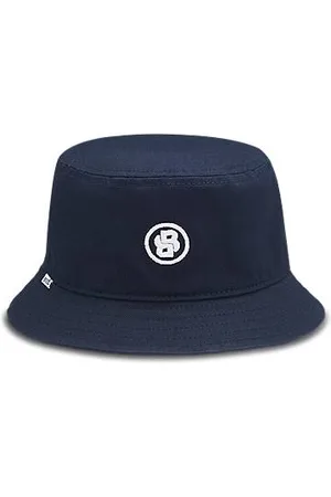 HUGO BOSS Kids-Fischerhut aus Baumwolle mit Double-B-Monogramm