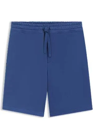 HUGO BOSS Relaxed-Fit Shorts aus Baumwoll-Terry mit Logo-Print