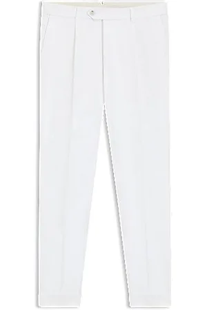 HUGO BOSS Slim-Fit Hose aus komfortabler Stretch-Baumwolle