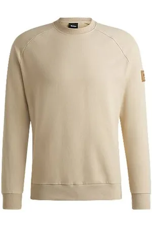 HUGO BOSS Reitsport-Pullover aus italienischer Stretch-Baumwolle