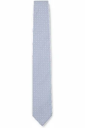HUGO BOSS Krawatte aus Seiden-Mix mit Jacquard-Muster