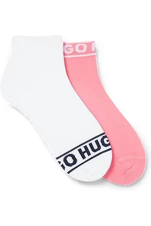 HUGO BOSS Zweier-Pack kurze Socken mit Logo-Bündchen