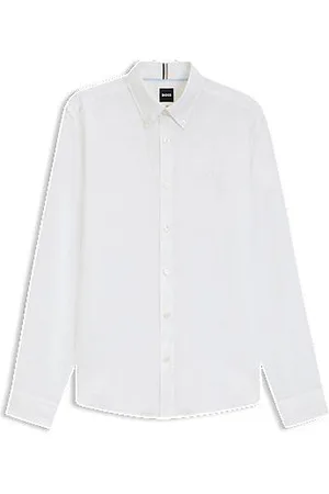 HUGO BOSS Slim-Fit Hemd aus Leinen