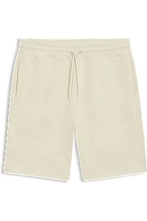 HUGO BOSS Relaxed-Fit Shorts aus Baumwoll-Terry mit Logoabzeichen