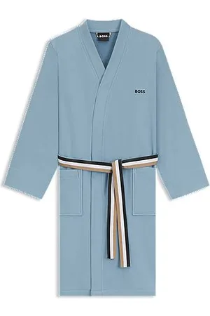 HUGO BOSS Morgenmantel aus Baumwoll-Terry mit schnell trocknender Innenseite