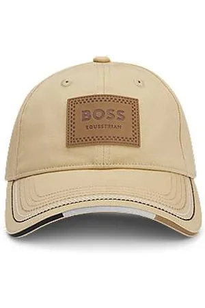 HUGO BOSS Reitsport-Cap mit Logo-Aufnäher im Retro-Look