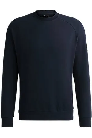 HUGO BOSS Reitsport-Pullover aus italienischer Stretch-Baumwolle