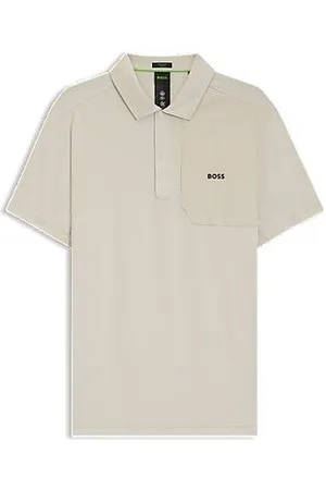HUGO BOSS Paddy Poloshirt mit Hopsack-Einsätzen