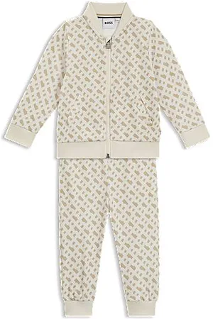 HUGO BOSS Kids-Trainingsanzug mit Allover-Monogramm-Muster