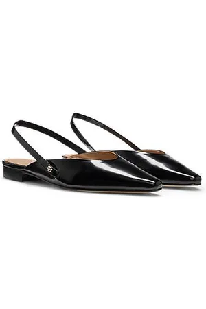 HUGO BOSS Slingback-Ballerinas aus Leder