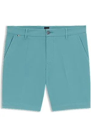 HUGO BOSS Slim-Fit Shorts aus strukturierter Stretch-Baumwolle