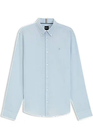 HUGO BOSS Slim-Fit Hemd aus Leinen