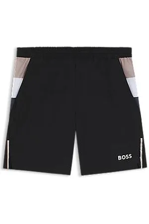 HUGO BOSS Active Tennis-Shorts aus feuchtigkeitsregulierendem Stretch-Gewebe