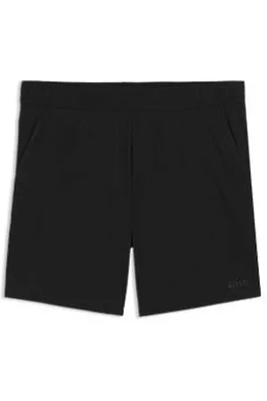 HUGO BOSS Zweilagige Active Shorts aus schnell trocknendem Gewebe