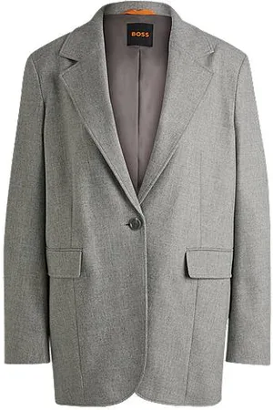 HUGO BOSS Ein-Knopf-Sakko aus Stretch-Flanell