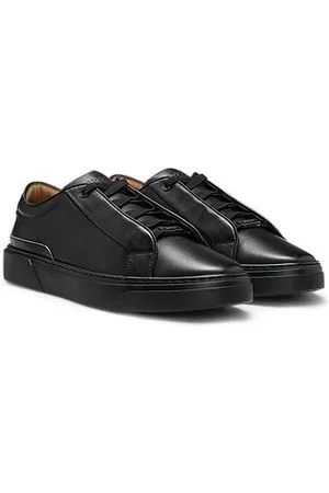 HUGO BOSS Gary Sneakers aus Leder mit verdeckten Schnürsenkeln