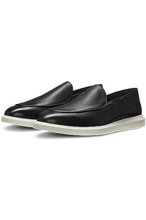 HUGO BOSS Loafer aus Leder mit Gummisohlen