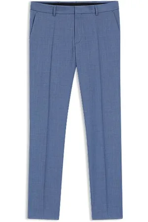 HUGO BOSS Slim-Fit Hose aus Schurwoll-Serge