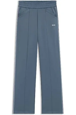 HUGO BOSS Straight-Fit Jogginghose mit Kontrast-Logo und -Paspeln