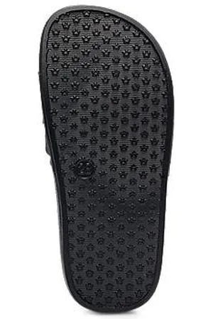 HUGO BOSS Kids-Slides mit kontrastierenden Logos