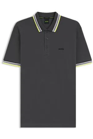 HUGO BOSS Paddy Poloshirt aus Baumwoll-Piqué mit Logo an der Kragenunterseite