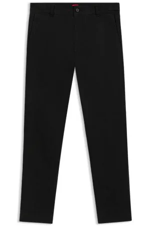 HUGO BOSS Slim-Fit Twill-Chino aus merzerisierter Baumwolle