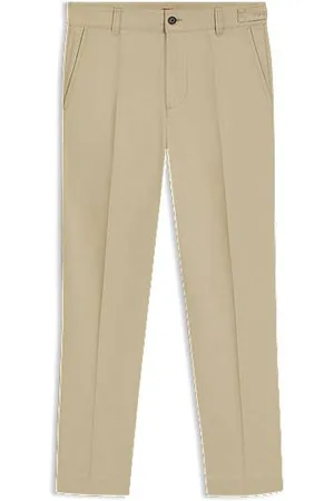 HUGO BOSS Slim-Fit Twill-Chino aus merzerisierter Baumwolle