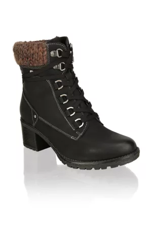 RELIFE Damen Stiefel - Boot - schwarz