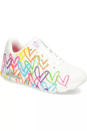Skechers Damen Sneakers - UNO HIGHLIGHT LOVE - weiss