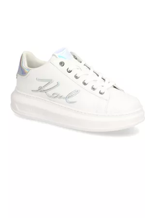 Karl Lagerfeld Damen Schnürschuhe - KAPRI Signia Lace Lthr - weiss