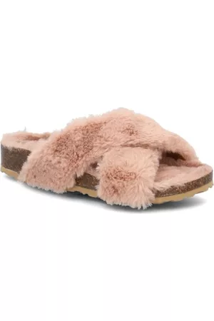 Kate Gray Damen Hausschuhe - Textil Pantoffel - pink