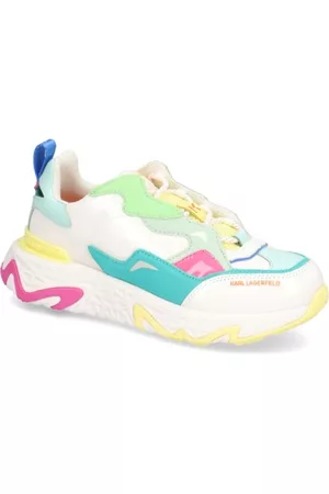 Karl Lagerfeld Damen Schnürschuhe - BLAZE Strike Lace Mix - weiss