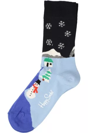 Happy Socks Damen Socken & Strümpfe - SNOWMAN - blau