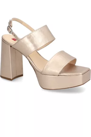 Högl Damen Sandalen - Glattleder Sandale - gold