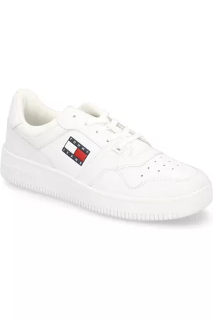 Tommy Hilfiger Damen Vintage Schuhe - RETRO BASKET WMN - weiss