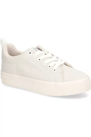 s.Oliver Damen Sneakers - Textil Sneaker - grau