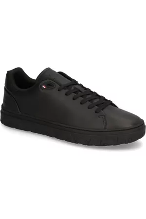 Tommy Hilfiger Herren Sneakers - MODERN ICONIC COURT CUP LEATHER - schwarz