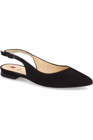 Högl Damen Pumps - Veloursleder Slingpumps - blau