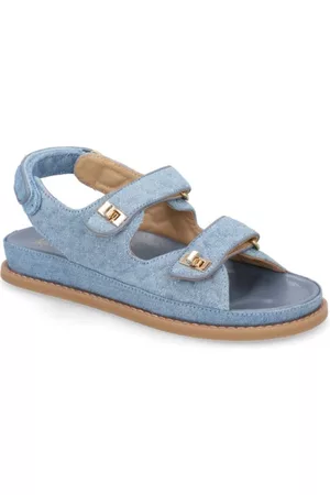 Kate Gray Damen Sandalen - Textil Sandale - blau