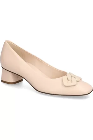 Högl Damen Pumps - Glattleder Pumps - beige