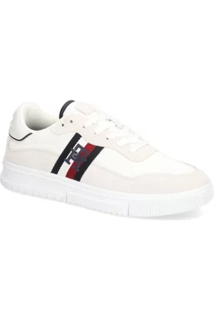 Tommy Hilfiger Herren Sneakers - SUPERCUP MIX - weiss