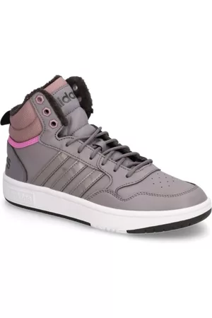 adidas Damen Sneakers - HOOPS 3.0 MID WTR - grau