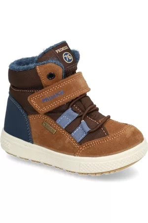Primigi Kinder Stiefel - Lederkombination Boot - braun