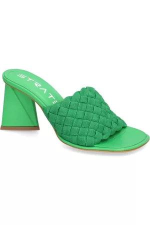 Strategia Damen Hausschuhe - Textil Pantoffel - grün