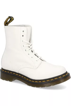 Dr. Martens Damen Schnürstiefel - 1460 Pascal 8 Eye Boo - weiss