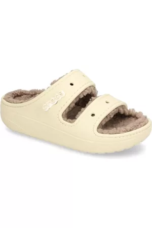 Crocs Damen Sandalen - CLASSIC COZZY SANDAL - beige
