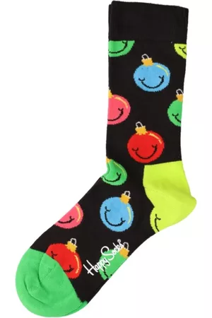 Happy Socks Damen Socken & Strümpfe - JINGLE SMILEY - schwarz