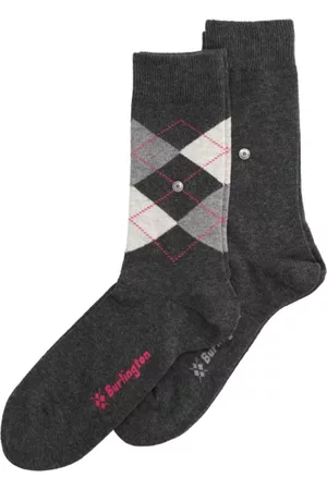 Burlington Damen Socken & Strümpfe - EVERYDAY 2P - grau